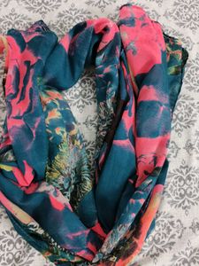 Floral Print Scarf