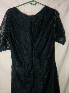 Elegant Black Lace Dress