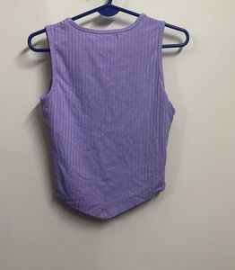 Lavender Crop Top