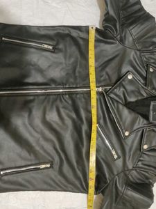 Stylish Black Faux Leather Jacket