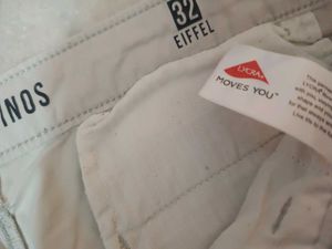 Men Off White Casual Pants Chino