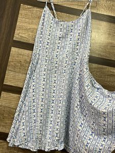 Blue Patterned Sundress