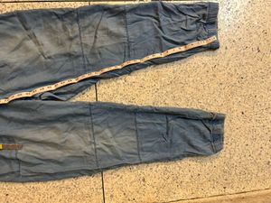 Blue Casual Pants