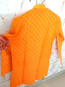 Kurta Pajama Cotton Solid 6-8 Boys