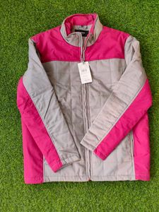 Winter Pink &amp; Grey Jacket Heavy Quality