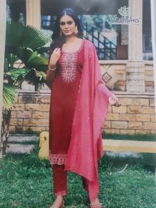 Red Kurta Set