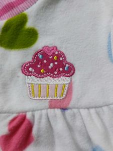 Cute Heart Print Romper