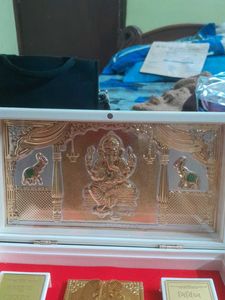Gold plated MAGNETIC LOCK Devotional Prayer Box