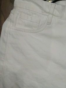 White Cargo Pants