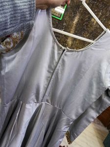 Elegant Embroidered Anarkali Gown