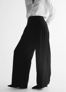 Black Wide Leg Trousers