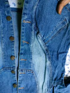 Denim Corset Style Jacket
