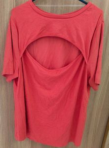 Ava&amp;Viv Slim Fit Short Sleeve Ribbed T Shirt