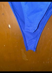 Zara Blue Fitted Bodysuit