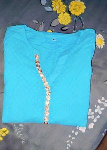 Elegant Sky Blue Kurta
