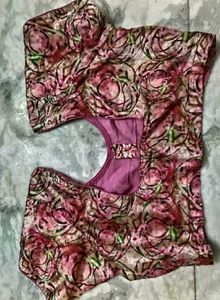 Pink color Silk Blouse