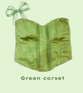Green Corset Top
