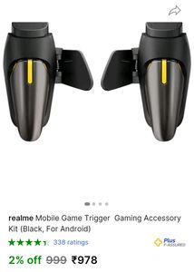 Realme Mobile Gaming Trigger (With Original Tag)