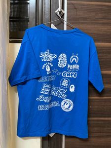 ZARA Blue Graphic Tee / T-shirt