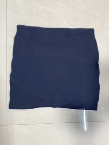 Cute Navy Blue Mini Skirt