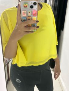 Beautiful Summer Yellow Top