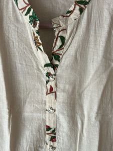 Short Khakhi Kurti