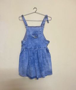 Denim Dungree Dress
