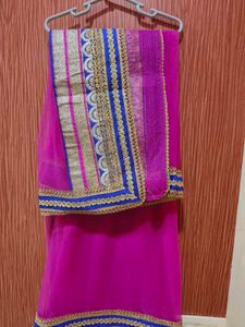 Women Designer Pink Blue Lehenga