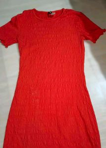 Red  Onepiece Dress H&amp;M