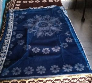 Blue Embroidered Dress