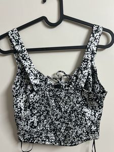 Floral Print Crop Top
