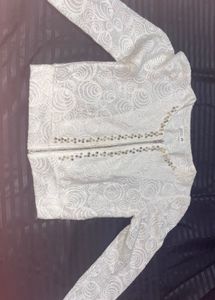 Shrug With Pearls