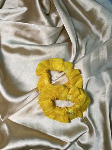 Organza Scrunchies |pack Of 6 With Freebies