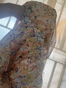 Floral Puff Sleeve Crop Top | Ruched &amp; Smocked