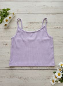 Lilac Ribbed Cami Top