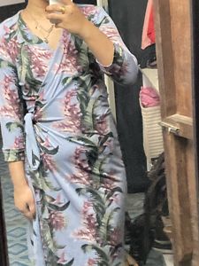 Floral Wrap dress