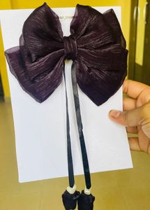 Trending Tulip Triple Layer Shiny Bow Clips