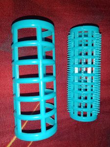 Vintage Blue Hair Rollers