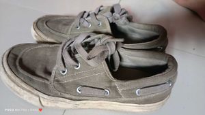 Casual Grey Boat Shoes