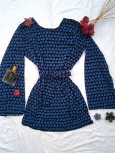 Fitted Printeresty Kurti 💙