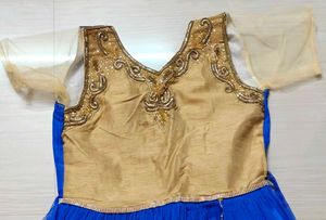 Blue Girls&#39; Party Princess Dress