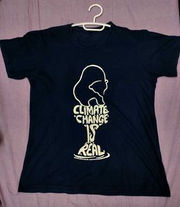 Navy Blue Printed T-Shirt