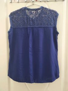 Blue Lace Top