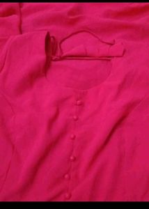 Elegant Pink Kurta with Embroidery