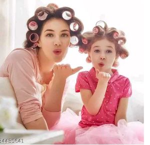 15 Hair Rollers With 4 Clips