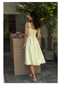 IT Girl Women Yellow Summer Dress