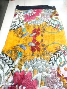 Silk Blend Flower Print Dupatta 06