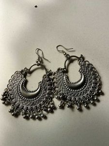 Bohemian Silver Earrings