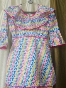 Cute Patterned winterwear Dress