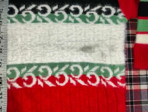 Red Kids knit Sweater pajama set